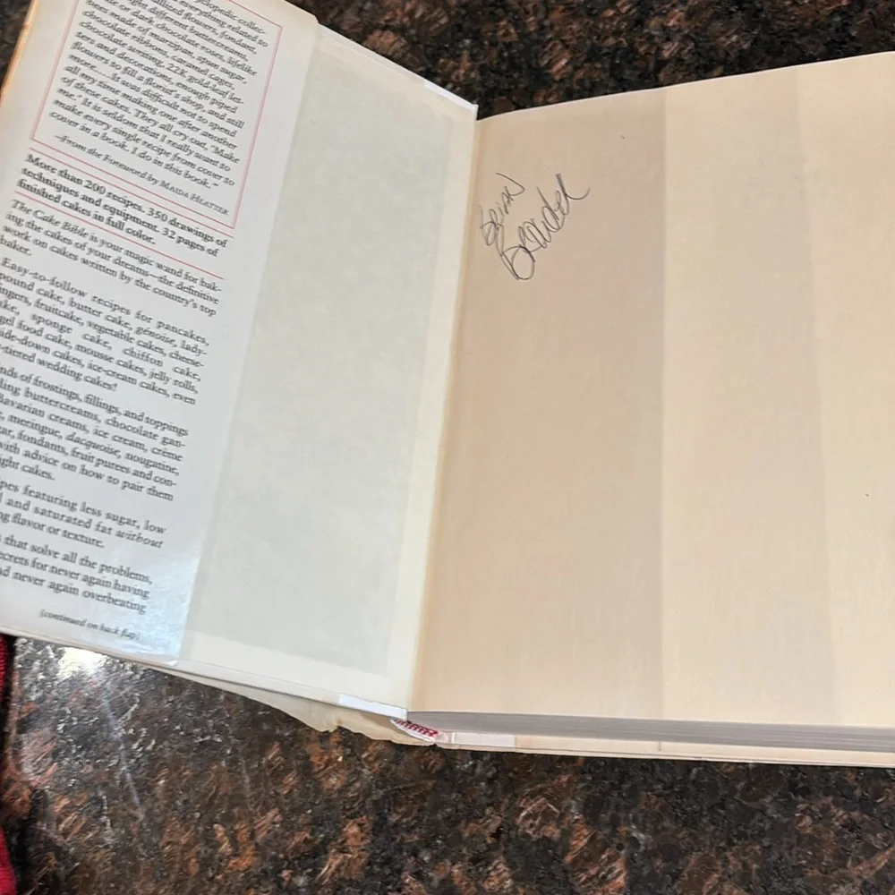 THE CAKE BIBLE by Rose Levy Beranbaum.  Vintage Cookbook from 1988
